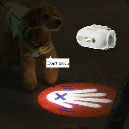 LumiPaw - LED Collar Projector & Night-Safety Light
