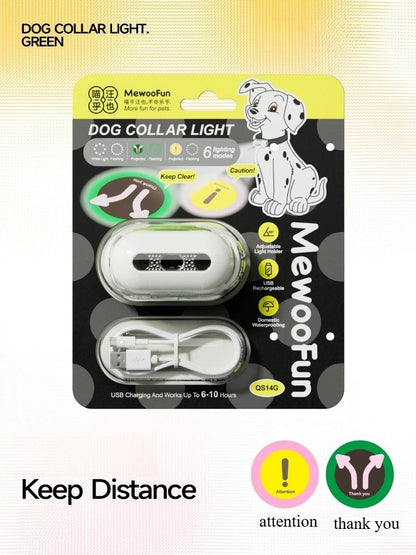 LumiPaw - LED Collar Projector & Night-Safety Light